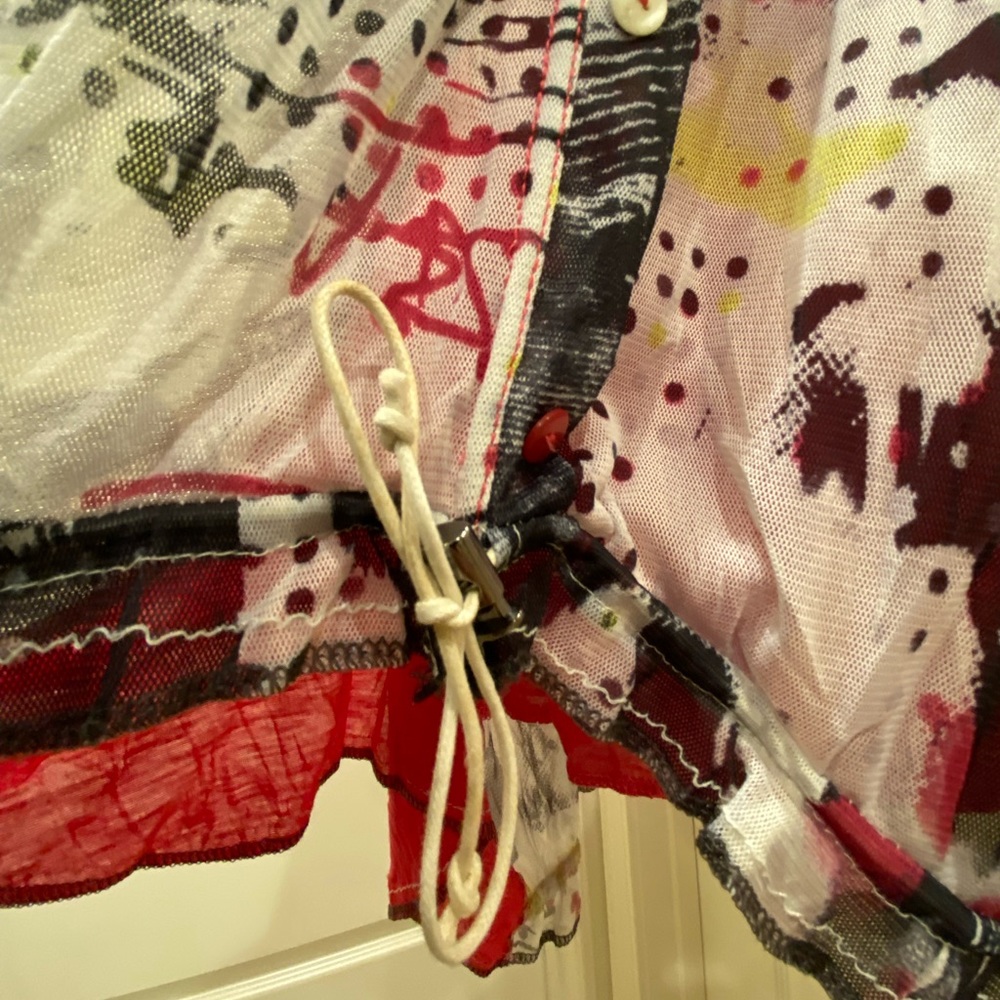 NWT We Love Made in France Abstract Layered Dress. Small - Picture 9 of 13